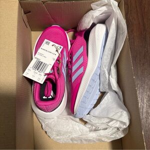 Adidas Girls Runfalcon 3.0 Athletic Lace Up Sneakers HP5837 Pink Sz 11k